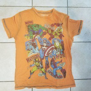 Marvel Comics characters burnout lightweight thin shirt Men
